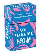 You Make Me Proud : 52 Inspiring Cards and Booklet to Celebrate How Amazing You Are-9781837994885