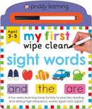 My First Wipe Clean Sight Words : A fun early-learning book for kids to practise reading and writing high-frequency words-9781838993894