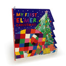 My First Elmer Christmas : Shaped Board Book-9781839130540