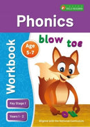 KS1 Phonics Workbook for Ages 5-7 (Years 1 - 2) Perfect for learning at home or use in the classroom-9781839250736