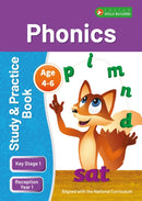 KS1 Phonics Study & Practice Book for Ages 4-6 (Reception -Year 1) Perfect for learning at home or use in the classroom-9781839251252