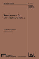 Requirements for Electrical Installations, IET Wiring Regulations, Eighteenth Edition, BS 7671:2018+A2:2022-9781839532184