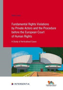 Fundamental Rights Violations by Private Actors and the Procedure before the ECHR : A Study of Verticalised Cases-9781839702839