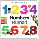 My First Bilingual Book–Numbers (English–Italian)