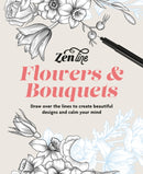 Zenline Flowers & Bouquets : Draw over the lines to create beautiful designs and calm your mind-9781840919943