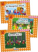 Jolly Phonics Orange Level Readers Set 5 : in Precursive Letters (British English edition)-9781844145782