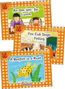 Jolly Phonics Orange Level Readers Set 6 : in Precursive Letters (British English edition)-9781844145799