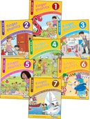 Finger Phonics Big Books 1-7 : in Precursive Letters (British English edition)-9781844146741