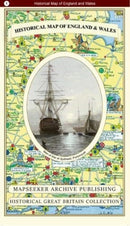Historical Map of England and Wales-9781844918508