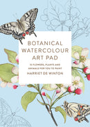 Botanical Watercolour Art Pad : 15 flower and animal artworks for you to paint-9781846017094