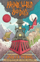 Around the World in Eighty Days : New Translation with illustrations by Ross Collins and extra reading material for young readers-9781847499202
