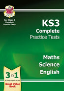 KS3 Complete Practice Tests - Maths, Science & English-9781847622563