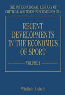 Recent Developments in the Economics of Sport-9781848444362