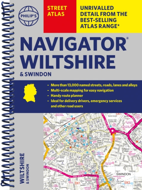 Philip''s Navigator Street Atlas Wiltshire and Swindon