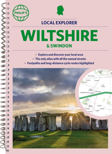 Philip''s Local Explorer Street Atlas Wiltshire and Swindon