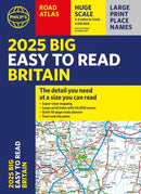 2025 Philip's Big Easy to Read Britain Road Atlas : (A3 Paperback)-9781849076616