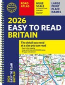2026 Philip's Easy to Read Road Atlas of Britain : (A4 Spiral Bound)-9781849077132