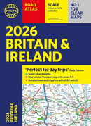 2026 Philip's Road Atlas Britain & Ireland : (A4 Paperback)-9781849077163