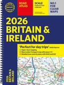 2026 Philip's Road Atlas Britain & Ireland : (A4 Spiral Bound)-9781849077170