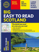 Philip''s Big Easy to Read Scotland Road Atlas (Spiral A3)