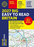 2027 Philip''s Big Easy to Read Britain Road Atlas (A3 Paperback)