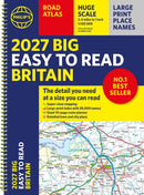 2027 Philip''s Big Easy to Read Road Atlas of Britain (A3 Spiral)
