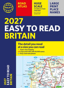Philip''s 2027 Easy to Read Road Atlas of Britain (A4 Paperback)
