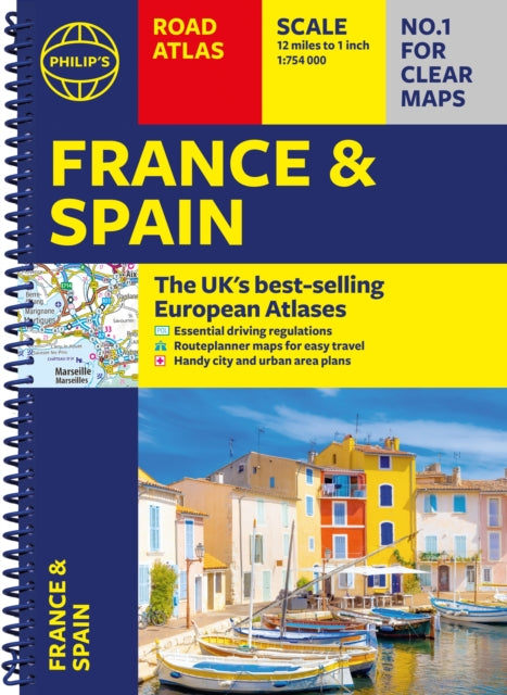 Philip''s France and Spain Road Atlas