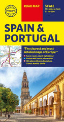 Philip''s Spain and Portugal Road Map