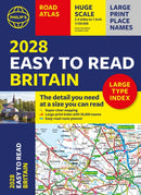 2028 Philip's Easy to Read Road Atlas of Britain (A4 Paperback)