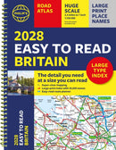 2028 Philip's Easy to Read Road Atlas of Britain (A4 Spiral)