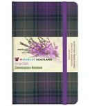 Waverley S.T. (M): Heather Pocket Genuine Tartan Cloth Commonplace Notebook-9781849344579