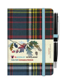 Waverley Anderson Tartan cloth mini notebook with pen-9781849345637