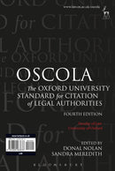 OSCOLA : The Oxford University Standard for Citation of Legal Authorities-9781849463676