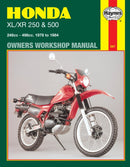 Honda XL/XR 250 & 500 (78 - 84) Haynes Repair Manual-9781850102687