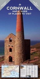 Cornwall Map and Guide of Places to Visit-9781859652886
