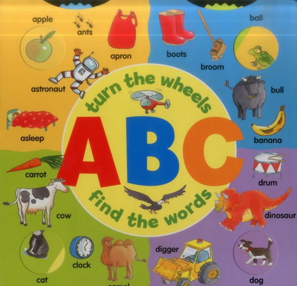 Abc: Turn the Wheels - Find the Words-9781861477125