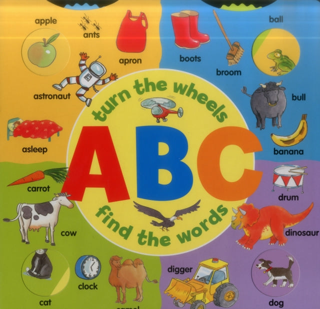 Abc: Turn the Wheels - Find the Words-9781861477125