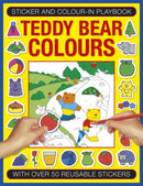 Sticker and Color-in Playbook: Teddy Bear Colors : With Over 50 Reusable Stickers-9781861477491