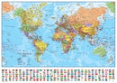 World political laminated