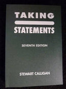 Taking Statements-9781903639238