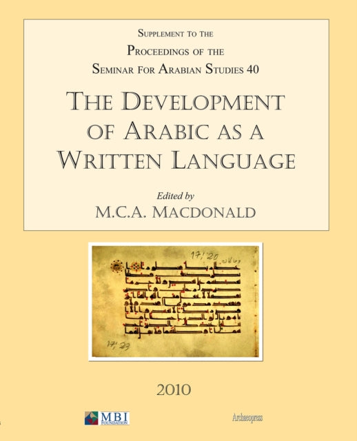 The Development of Arabic as a Written Language