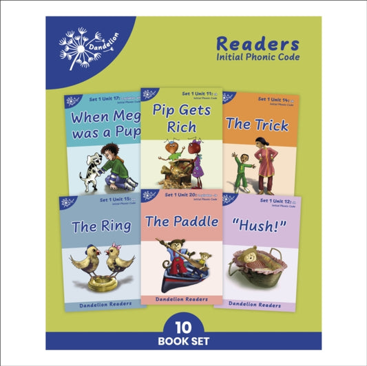 Phonic Books Dandelion Readers Set 1 Units 11-20