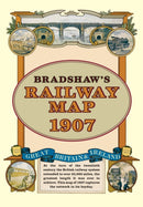 Bradshaw''s Railway Folded Map 1907