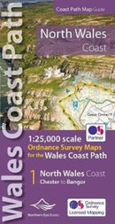 North Wales Coast Path Map : 1:25,000 scale Ordnance Survey mapping for the Wales Coast Path-9781908632586
