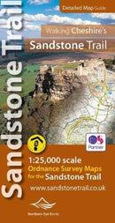 Walking Cheshire's Sandstone Trail - OS Map Book-9781908632968