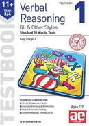 11+ Verbal Reasoning Year 3/4 GL & Other Styles Testbook 1 : Standard 20 Minute Tests-9781910106105