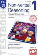 11+ Non-verbal Reasoning Year 4/5 Testbook 1 : Standard Short Tests-9781910106723