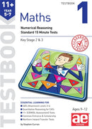 11+ Maths Year 5-7 Testbook 1 : Numerical Reasoning Standard 15 Minute Tests-9781910106846