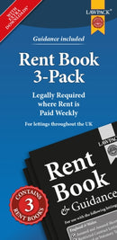 Rent Books 3-Pack : Legally Required where Rent is Paid Weekly-9781910143681